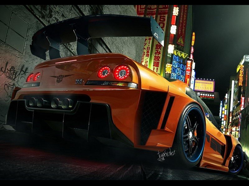 Nissan GT-R GameArt wallpaper